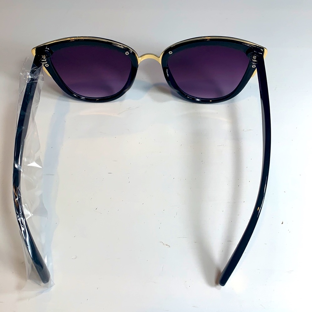 Cat Eye Sunglasses Smoke Black Sunnies - Picture 9 of 9